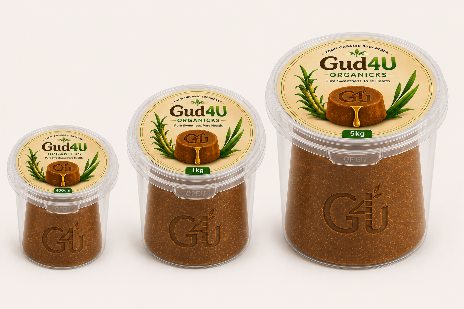 Hand-cut jaggery blocks